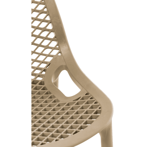 Taburete de Bar para Exterior Air Plástico Barro 53X45X105 cm
