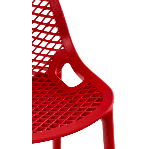 Taburete de Bar para Exterior Air Plástico Rojo 53X45X105 cm