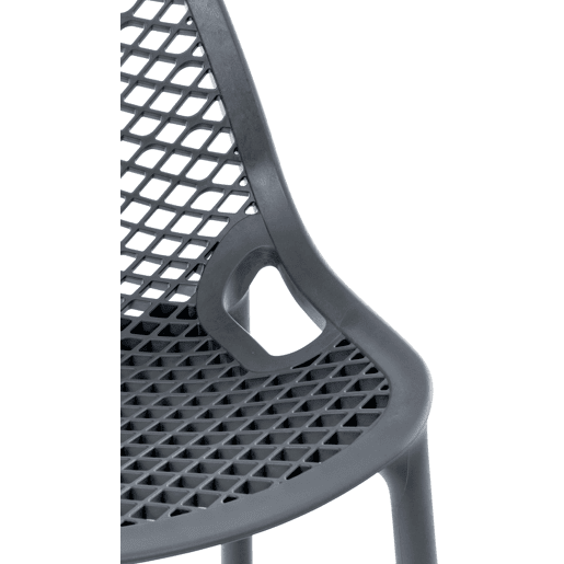 Taburete de Bar para Exterior Air Plástico Gris oscuro 53X45X105 cm