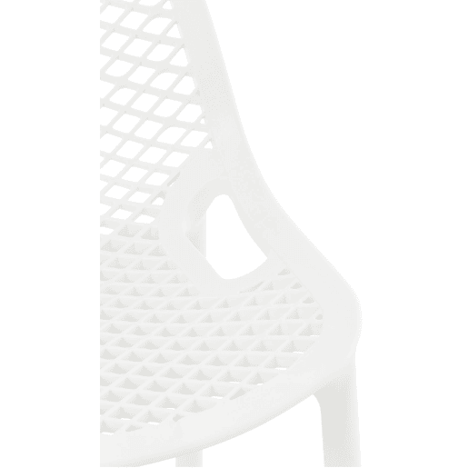 Taburete de Bar para Exterior Air Plástico Blanco 53X45X105 cm