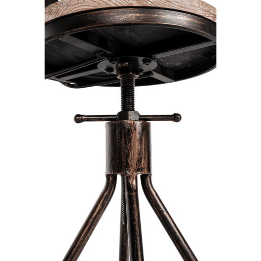 Taburete de bar Hanam Madera Bronce 41X41X96 cm Taburete de bar Hanam Madera Bronce 41X41X96 cm