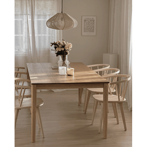 Beliani Mesa de jantar ERMELO Beliani Mesa de jantar ERMELO