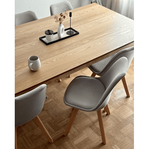 Beliani Mesa de jantar ERMELO Beliani Mesa de jantar ERMELO