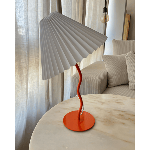 Candeeiro de mesa ALWERO Metal Laranja
