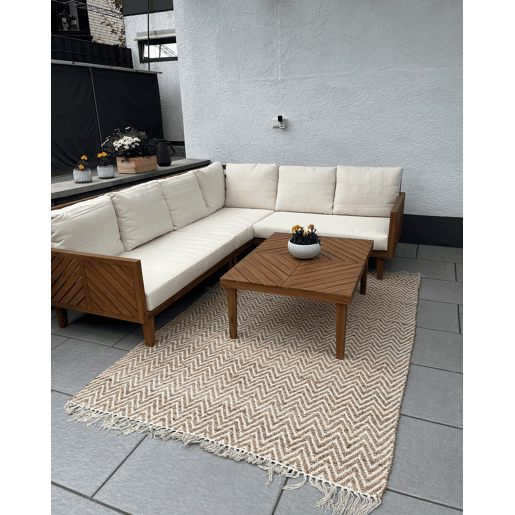 Tapete AFRIN Creme 140 x 200 cm Juta