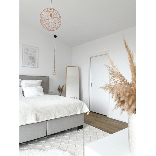 Tapete ELLEK Branco 140 x 200 cm Lã