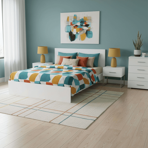 Cama Ethna Blanco Artik (Blanco Mate) 196 x 39 x 166 cm Cama Ethna Blanco Artik (Blanco Mate) 196 x 39 x 166 cm