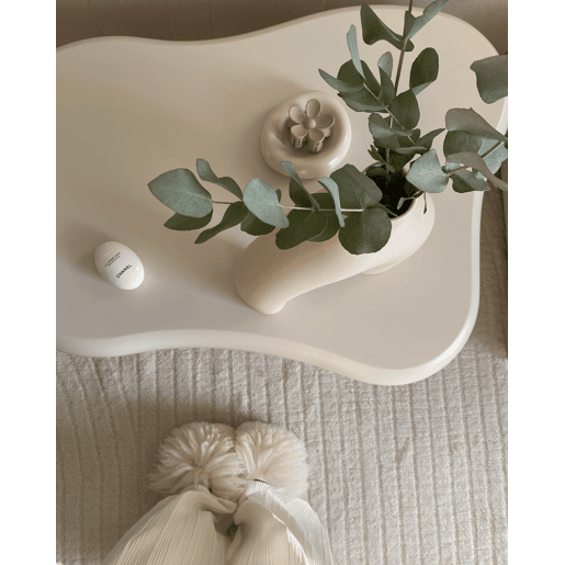 Mesa de centro ONDLE Branco creme