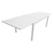 Conjunto de muebles de jardín extensible VENEZIA de 10 asientos Conjunto de muebles de jardín extensible VENEZIA de 10 asientos Blanco