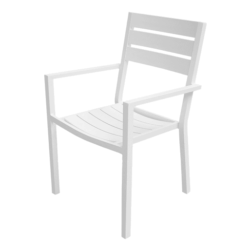Conjunto de jardín extensible VENEZIA 180-300 en aluminio 10 plazas - blanco