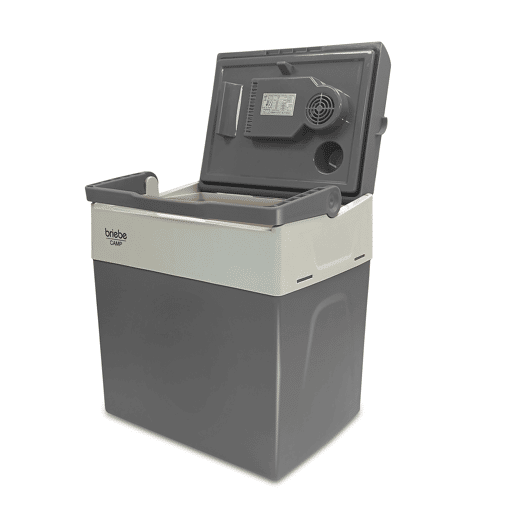 Briebe CF1153 Geleira Eléctrica 28L, Refrigerador Eléctrico Portátil, Campismo Viagens 12V  220 - 240V, Refrigeração e Aquecimento, 55, Cinza
