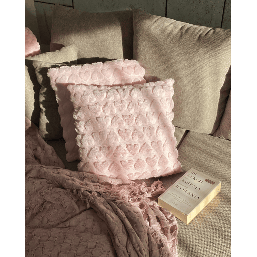 Conjunto de 2 almofadas decorativas ASTRANTIA 45 x 45 cm Rosa