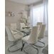 Beliani Silla de comedor ALTOONA Beliani Silla de comedor ALTOONA Blanco/ Beige