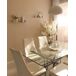 Beliani Silla de comedor ALTOONA Beliani Silla de comedor ALTOONA Blanco/ Beige