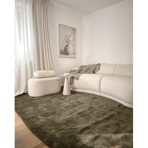 Tapete MITHA Verde-oliva 200 x 300 cm Viscose Tapete MITHA Verde-oliva 200 x 300 cm Viscose