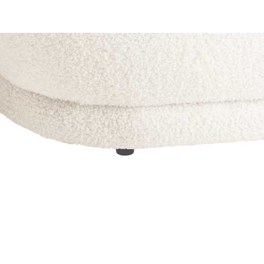 Banco ELLENDALE Bouclé Branco creme