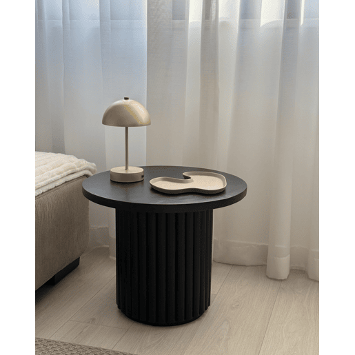 Mesa de centro LEMONT Mangueira de mangueira Preto