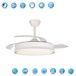 Ventilador De Techo Dc Pitijopo Negro 106cm Led Cct Regulable Control Remoto Con Temporiza Ventilador De Techo Dc Pitijopo Negro 106cm Led Cct Regulable Control Remoto Con Temporiza Blanco