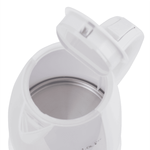 Mesko MS1276 Chaleira Eléctrica de Água 1 L sem BPA, sem Fio, Desligamento Automático, Filtro Anti-Calcário, 1600, Branco