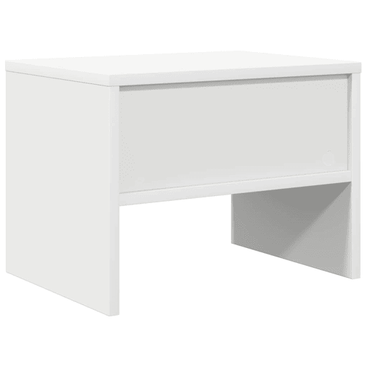 vidaXL Mesa-de-cabeceira 40x30x30 cm aglomerado branco