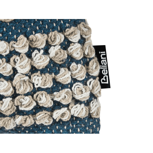 Conjunto de 2 almofadas decorativas DEWBERRY Algodão 45 x 45 cm Azul Padrão geométrico