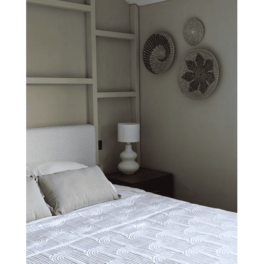 Conjunto de 2 almofadas decorativas SASSAFRAS Linho 30 x 45 cm Cinzento claro Sólido