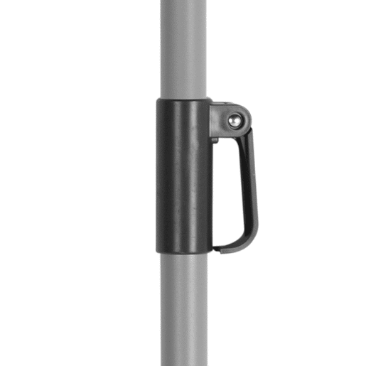 Aktive Guarda-sol de jardim grande basculante hexagonal antracite 230 cm UV50