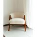 Beliani Sillón SKEI Beliani Sillón SKEI Blanco/ Beige