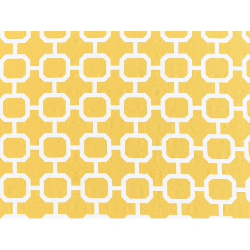 Conjunto de 2 almofadas de cadeira para jardim TERNI 37 x 34 cm Amarelo