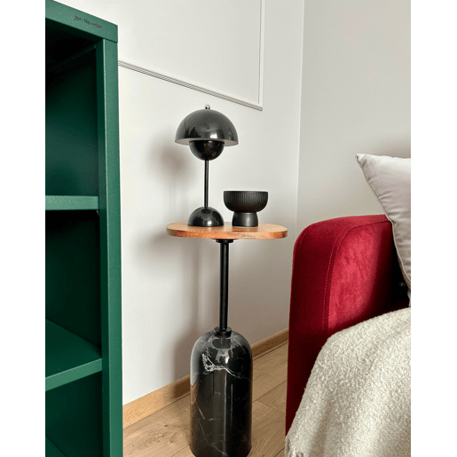 Mesa de apoio OASIS Metal CastanhoPreto