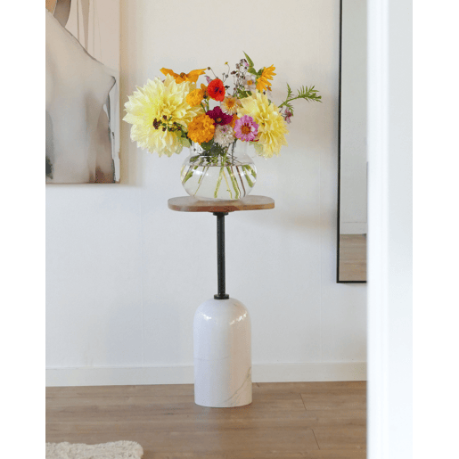 Mesa de apoio OASIS Metal Branco
