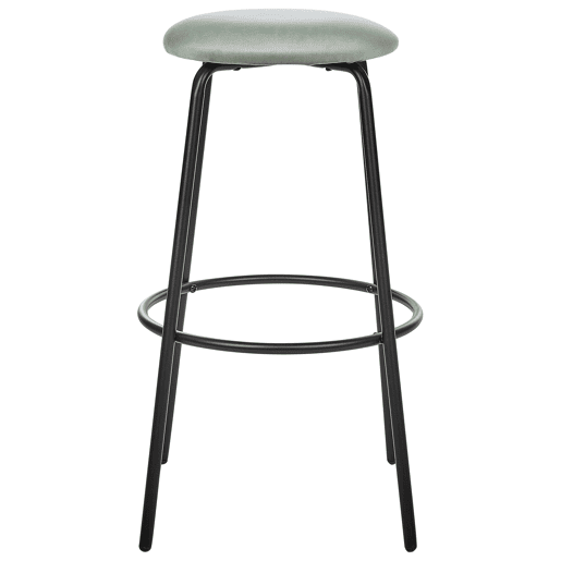 Conjunto de 2 bancos de bar MORTON Veludo Verde menta