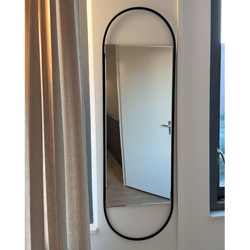 Espelho VALLERY 40 cm 120 cm Metal Preto