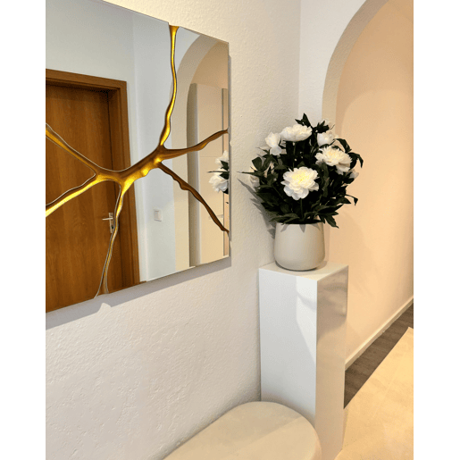 Espelho COOLE 80 cm 80 cm Dourado
