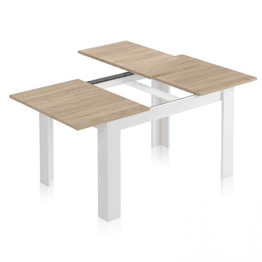 Mesa de jantar extensível 140-190x90 cm Sira Artik White (Branco mate) - Carvalho canadiano 190 x 78 x 90 cm