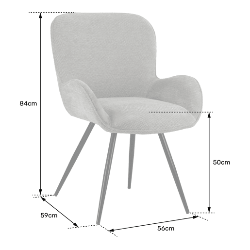 Silla de chenilla gris EVA Silla de chenilla gris EVA