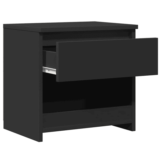vidaXL Mesa de cabeceira 40x30x39 cm contraplacado preto vidaXL Mesa de cabeceira 40x30x39 cm contraplacado preto