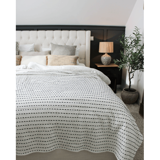 Colcha MODAR Algodão 200 x 220 cm Branco creme
