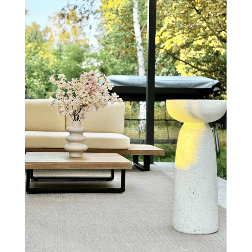 Mesa de apoio CADINI Branco creme Mesa de apoio CADINI Branco creme