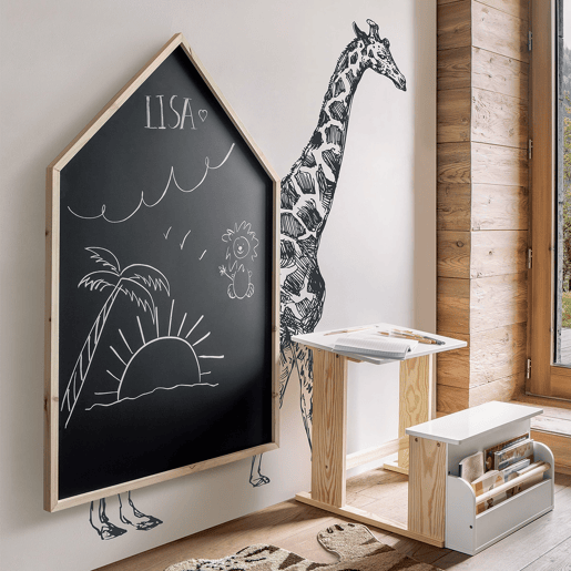 Casinha quadro negro crianças 116,2x75,3x3cm Casinha quadro negro crianças 116,2x75,3x3cm