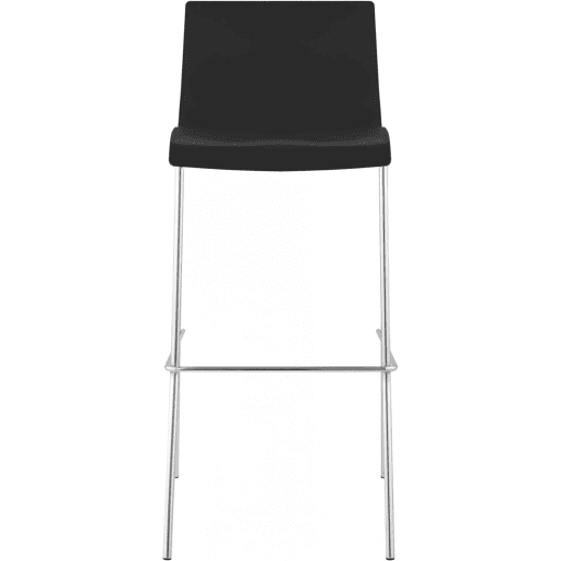 Pack de 2 Taburetes de Bar Hover de Plástico Negro 48X43X100 cm Pack de 2 Taburetes de Bar Hover de Plástico Negro 48X43X100 cm