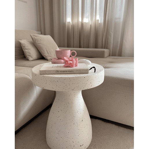 Mesa de apoio BIVIERE Branco creme