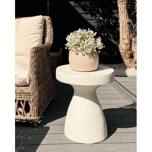 Mesa de apoio BIVIERE Branco creme