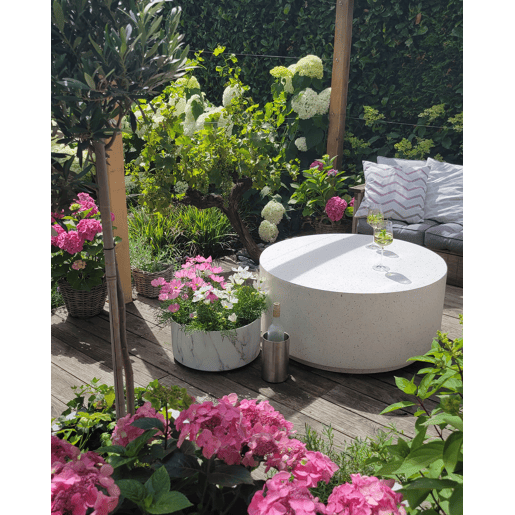 Mesa de centro TREZZO Branco creme