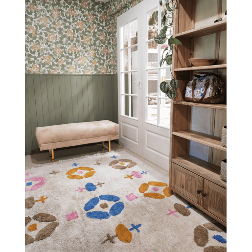 Banco ROSEVILLE Veludo Creme