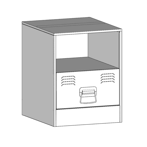 vidaXL Mesa de cabeceira 34,5x39x44 cm aço preto
