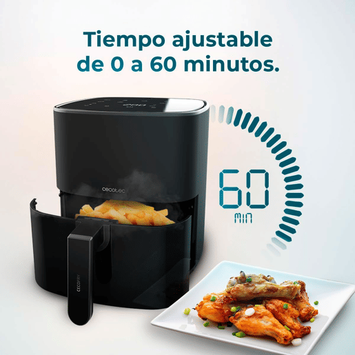 Cecotec Fritadeira dietética digital de 1500 W com 5,5 l de capacidade.