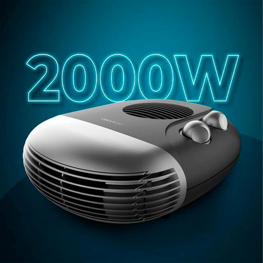 Cecotec Termoventilador com 2000 W e com 3 modos de funcionamento. Cecotec Termoventilador com 2000 W e com 3 modos de funcionamento.