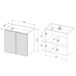 Mueble bajo lavabo 5 puertas encimera Jade Mueble bajo lavabo 5 puertas encimera Jade Verde