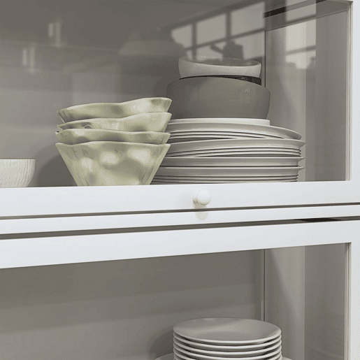 HOMCOM Vitrine Colecionador de 4 Níveis Vitrine Sala de Estar com Portas Abatíveis de Acrílico Anti-Tombo para Estúdio Dormitório Escritório 59x30x139 cm Branco
